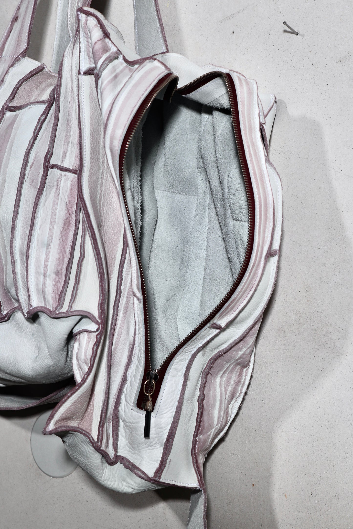 vertical double crystal bag