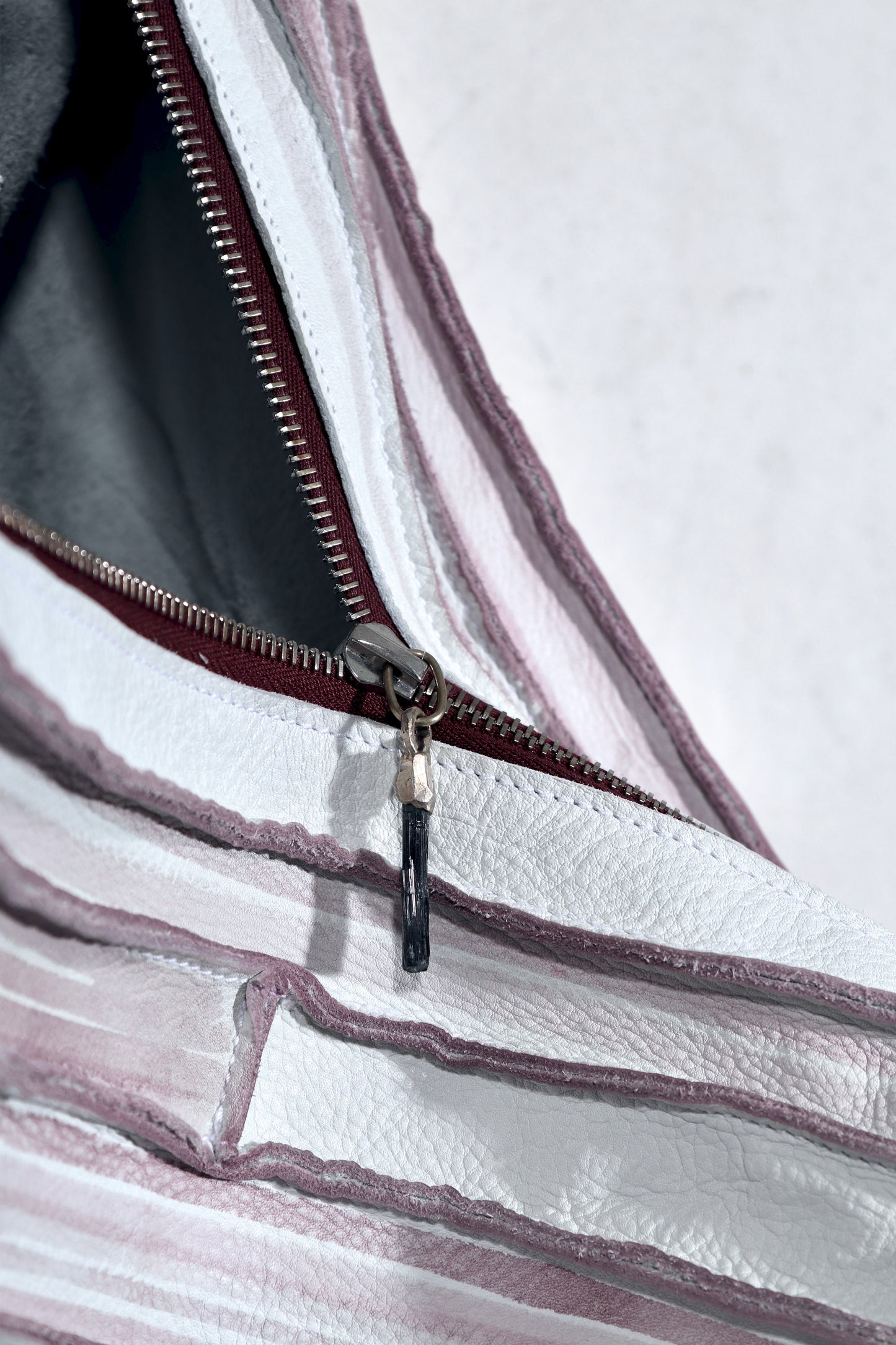 vertical double crystal bag
