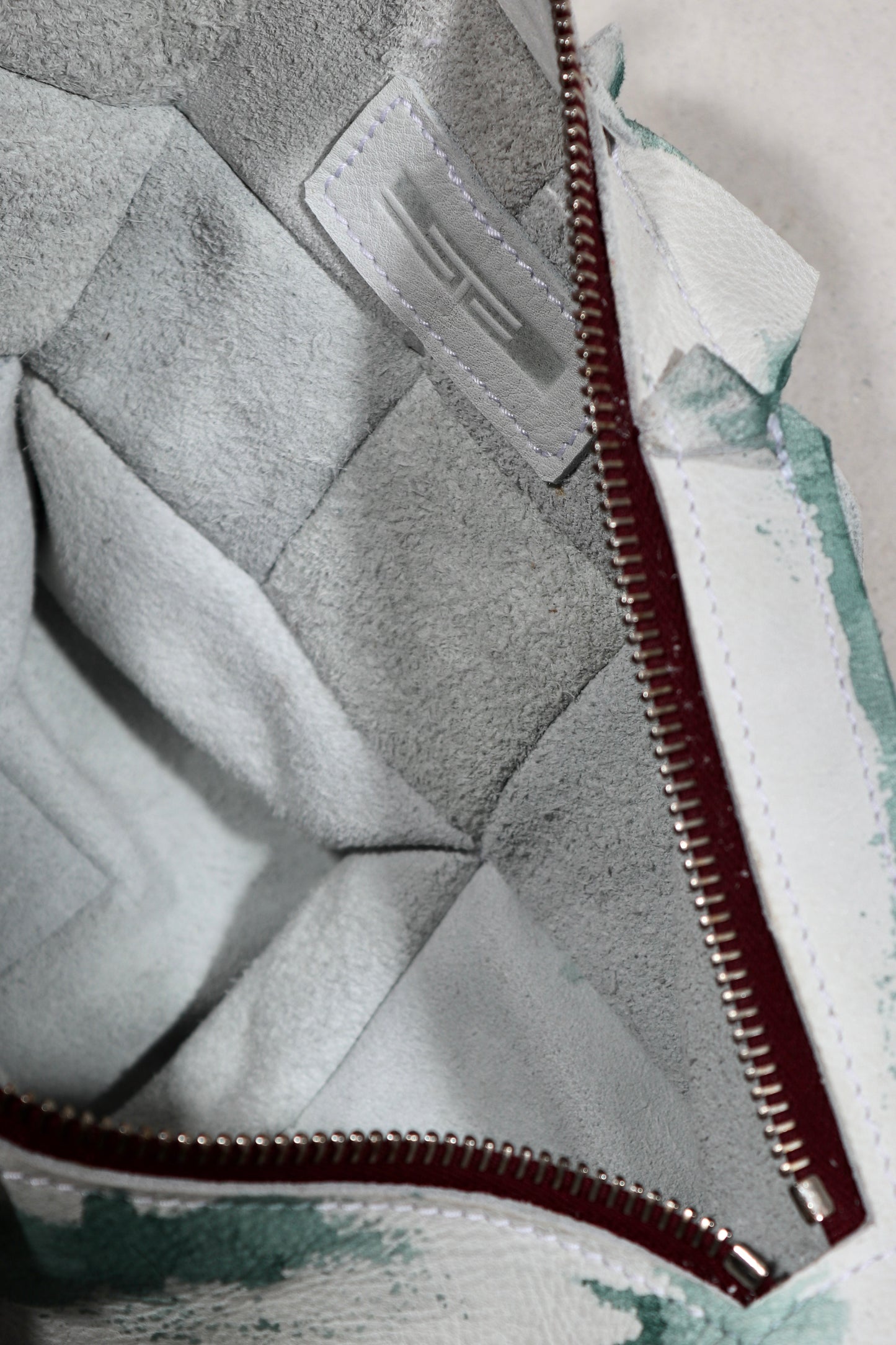 asymmetrical crystal shoulder bag