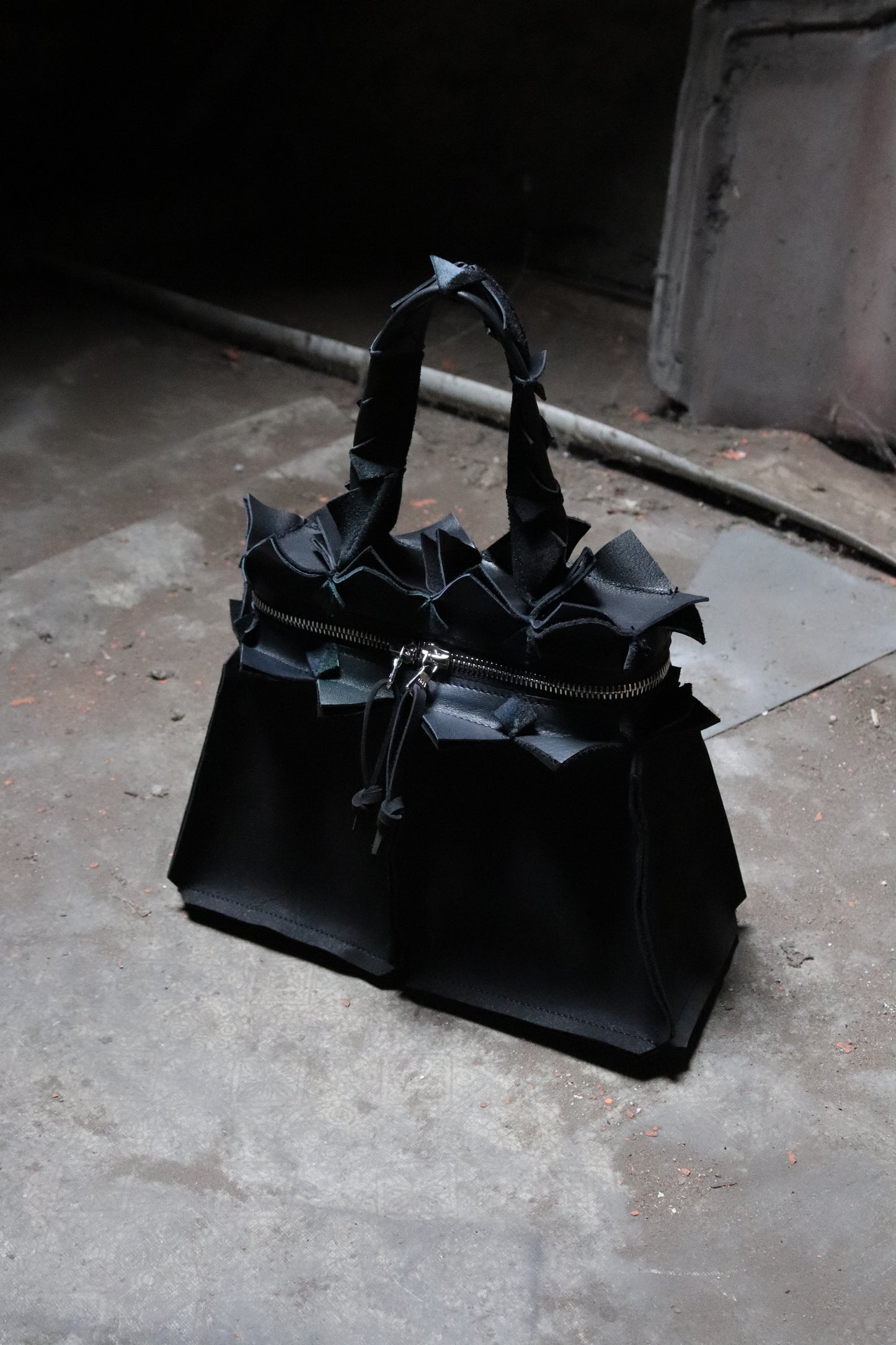 conical crystal handbag