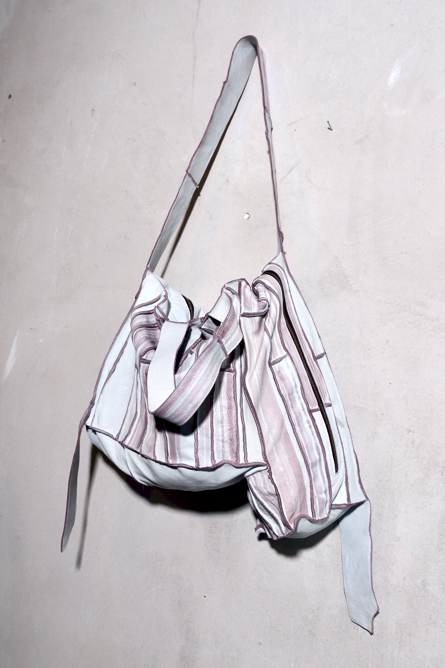 vertical double crystal bag