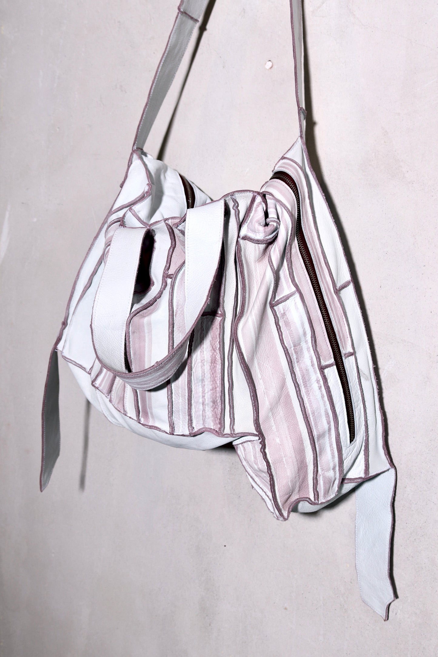 vertical double crystal bag