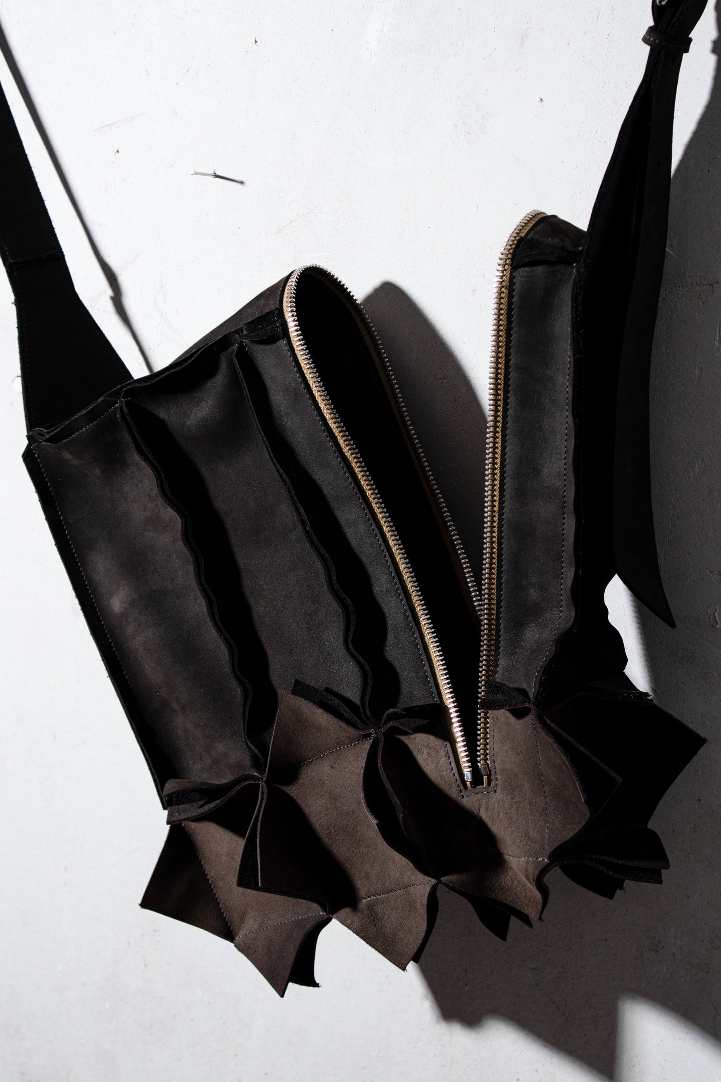 asymmetrical zip messenger