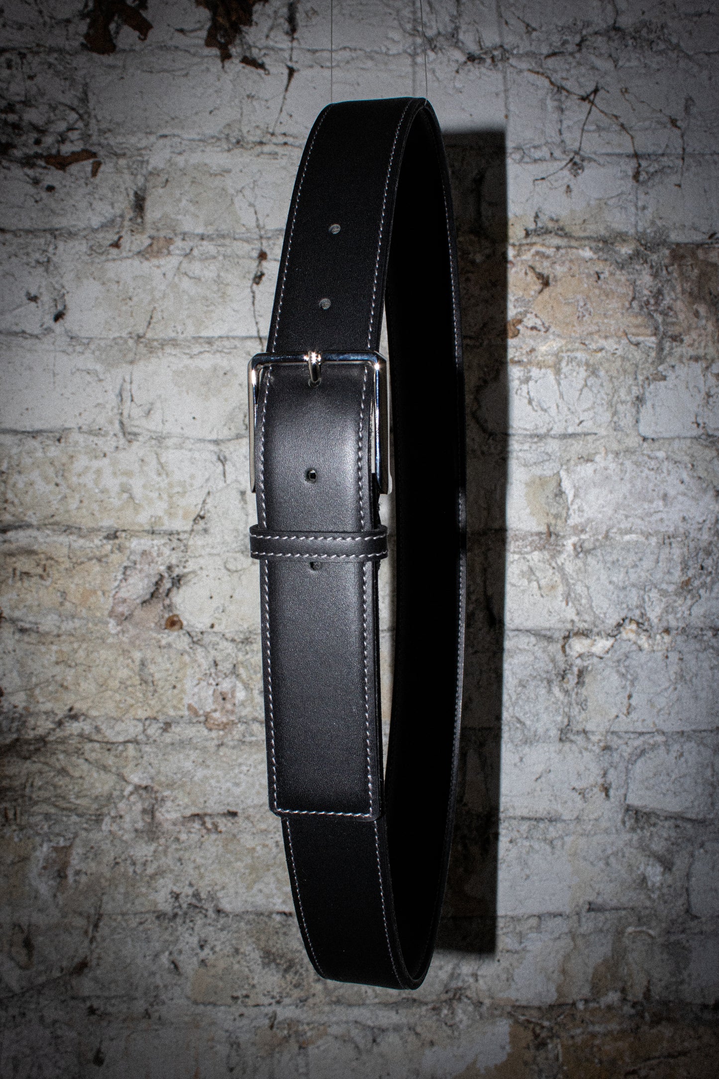 black calfskin belt