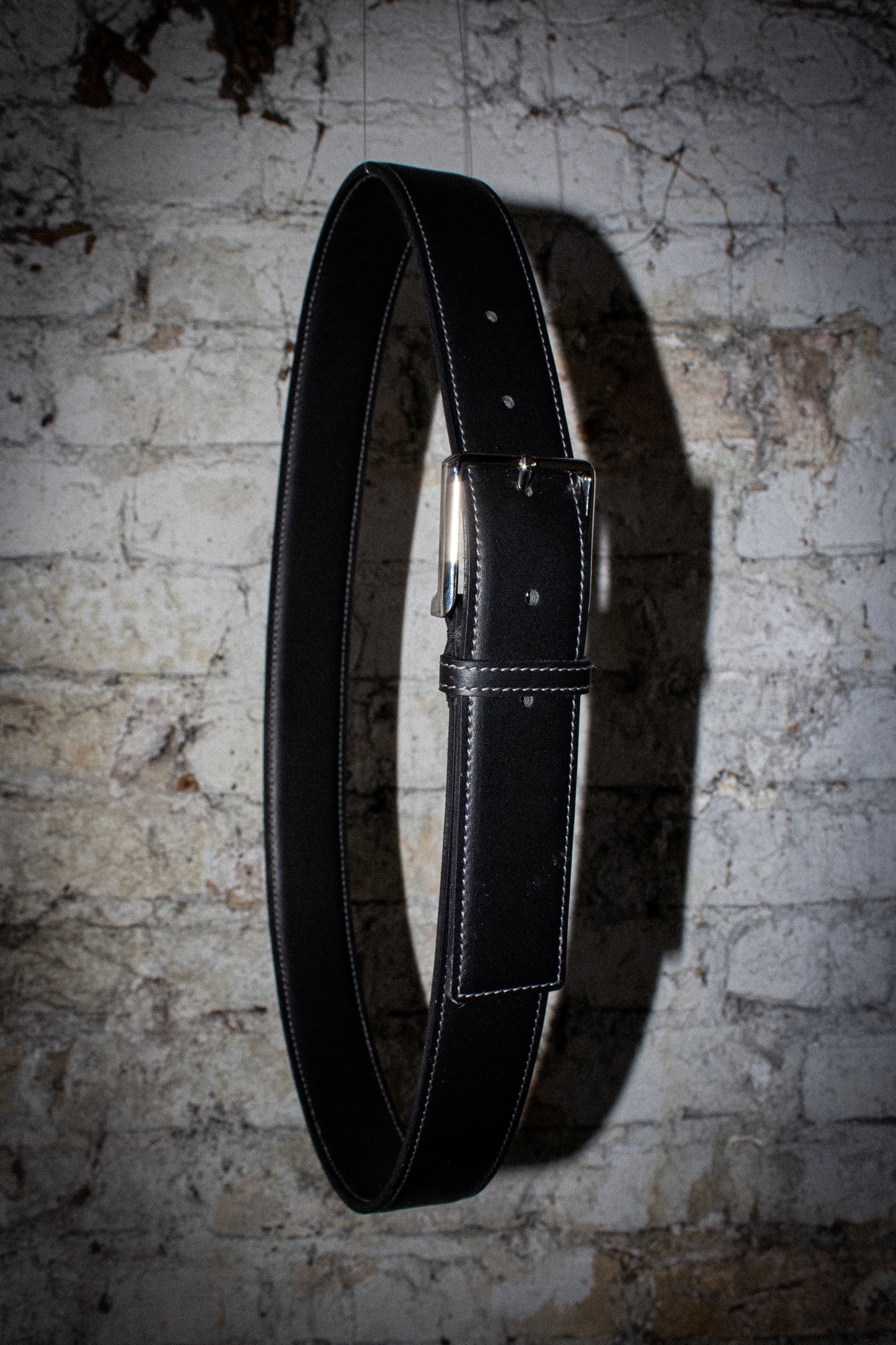 black calfskin belt